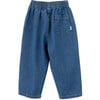 Elm Denim Trousers, Blue - Pants - 3