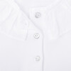 Baby Twig Long Sleeve Polo Long Sleeve Shirt, White - Polo Shirts - 2