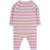 Miggy Knit Long Sleeve Jumpsuit, Pink - Rompers - 3