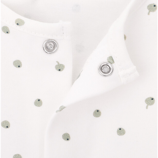 Bolota Long Sleeve Babygrow, White - Rompers - 2