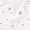 Bolota Long Sleeve Babygrow, White - Rompers - 2