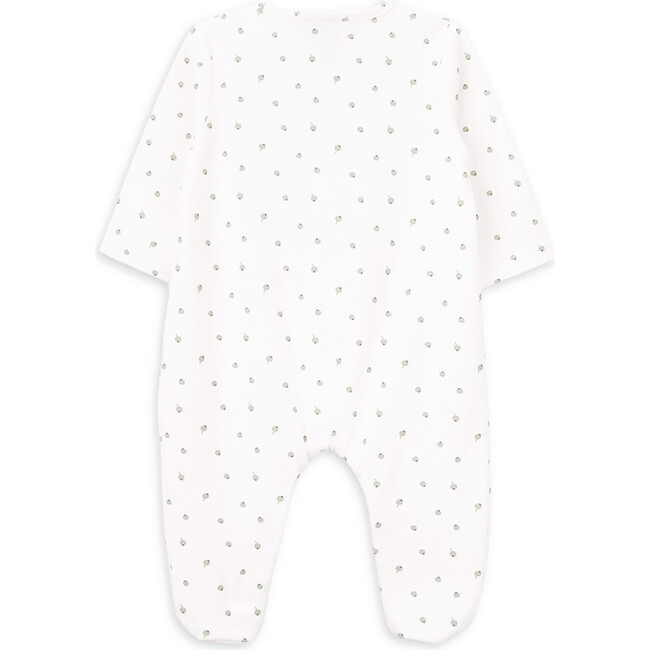 Bolota Long Sleeve Babygrow, White - Rompers - 3