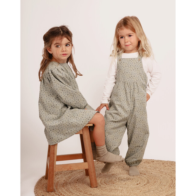 Lyric Corduroy Jumpsuit, Green - Rompers - 4