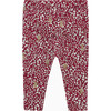 Little Woodland Bunny Leggings, Berry - Leggings - 2