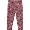 Woodland Bunny Leggings, Berry - Leggings - 2