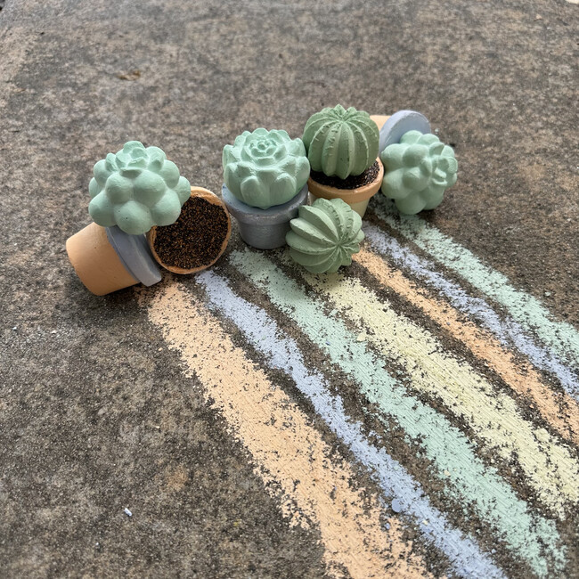 Maya & Siona's Succulents Handmade  Chalk - Bubbles/Chalk - 5