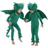 Dragon Pajama Costume, Green - Costumes - 2