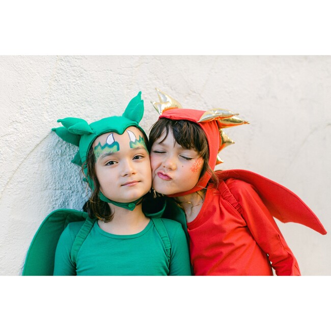 Dragon Pajama Costume, Green - Costumes - 6