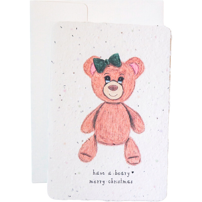 Plantable Have a Beary Merry Christmas Card