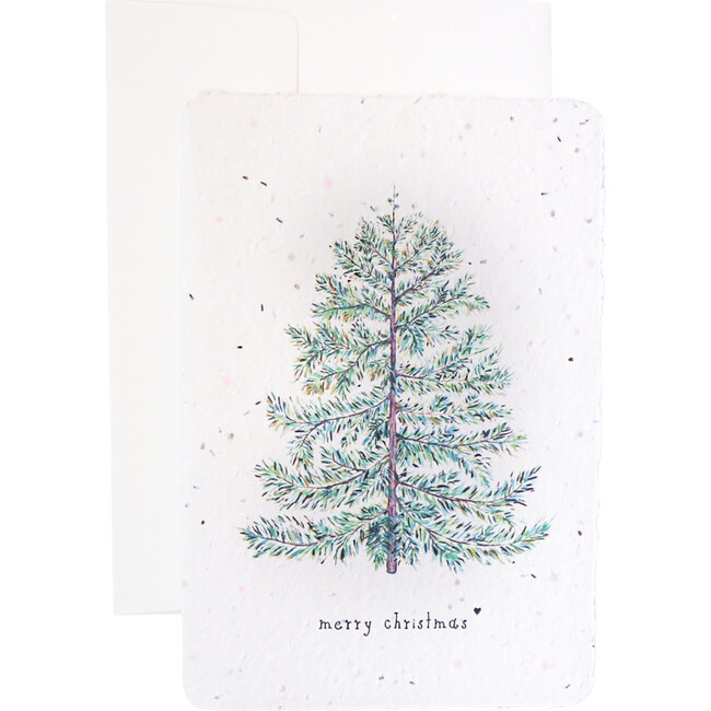 Plantable Merry Christmas Christmas Tree Card