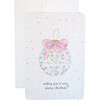 Plantable Floral Ornament Merry Christmas Card - Paper Goods - 1 - thumbnail