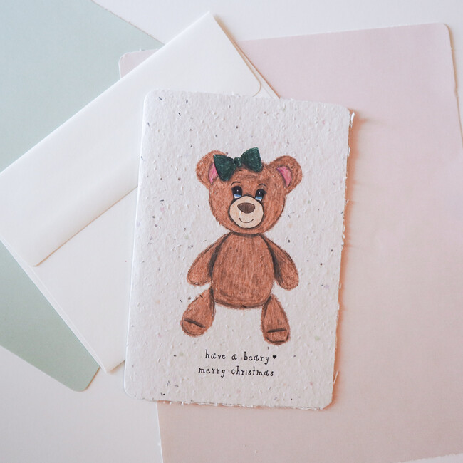 Plantable Have a Beary Merry Christmas Card - Paper Goods - 2