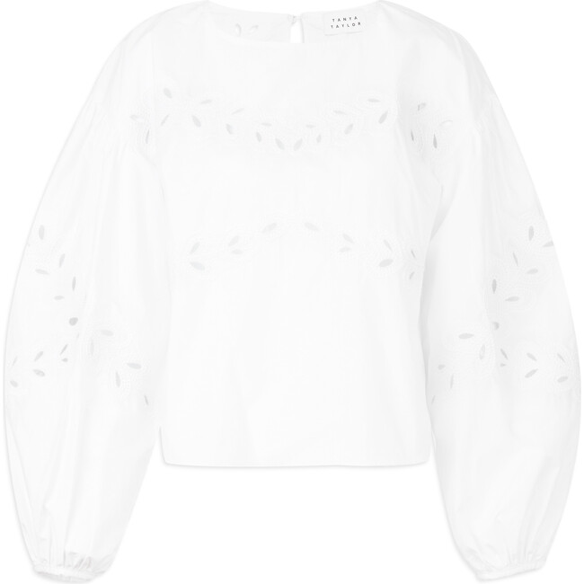 Women's Rumer Top, Optic White - Blouses - 1