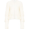 Women's Sola Knit Jacket, Cream - Sweaters - 1 - thumbnail