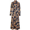 Women's Thea Dress, Dark Navy Multi - Dresses - 1 - thumbnail