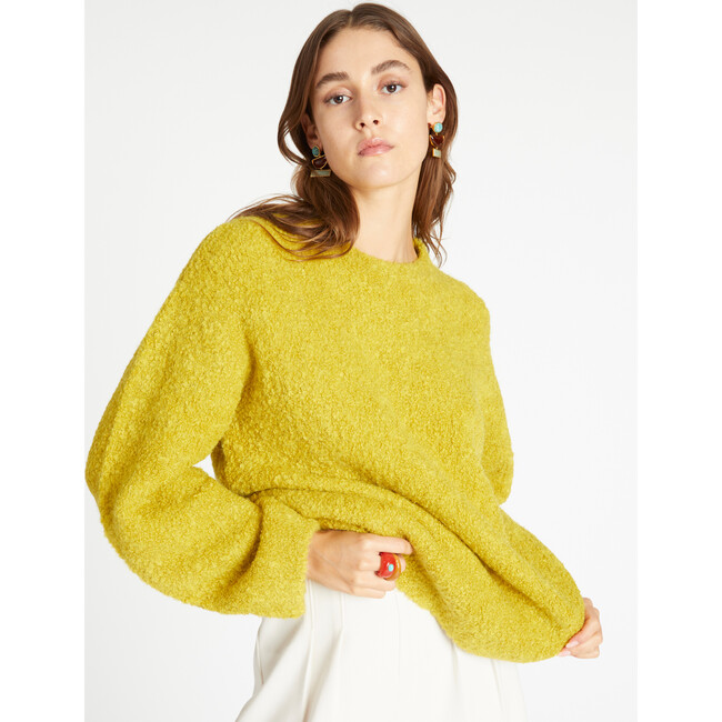 Women's Dutton Knit, Chartreuse - Sweaters - 2