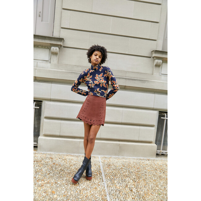 Women's Maura Top, Dark Navy Multi - Blouses - 2