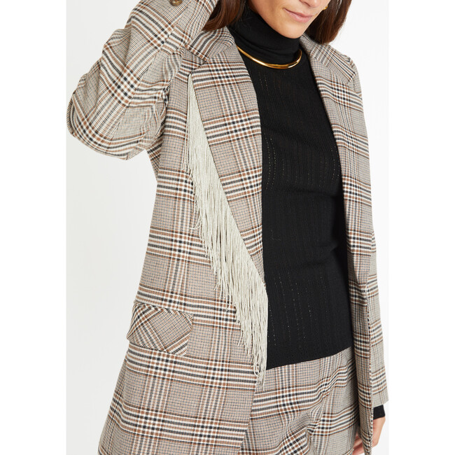 Women's Lewis Jacket, Toffee Multi - Jackets - 3