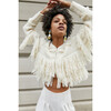 Women's Sola Knit Jacket, Cream - Sweaters - 4