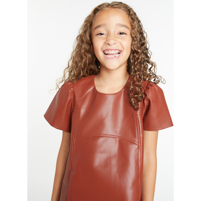 Mini Antonella Dress, Brandy - Dresses - 5