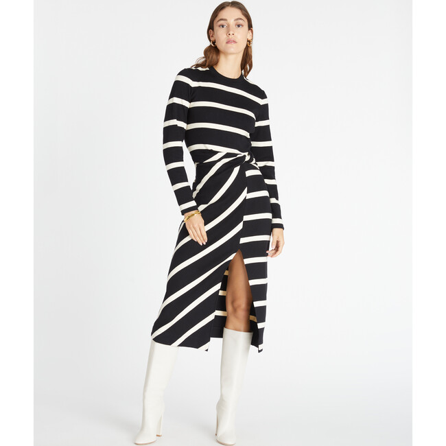 Women's Cody Dress, Black/Cream - Dresses - 2