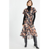 Women's Brianna Dress, Peach Multi - Dresses - 3