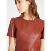 Women's Antonella Dress, Brandy - Dresses - 3