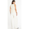 Women's Amance Knit Top, Cream - Tank Tops - 4
