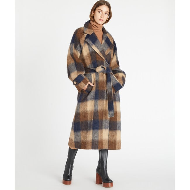 Women's Randi Coat, Toffee Multi