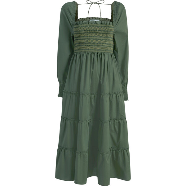 green emerald velvet dress The Maternity Ellie Maxi Nap Dress main image 1