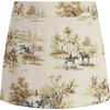 The Tatiana Skirt, Multi Equestrian Toile Stretch Crepe - Skirts - 1 - thumbnail