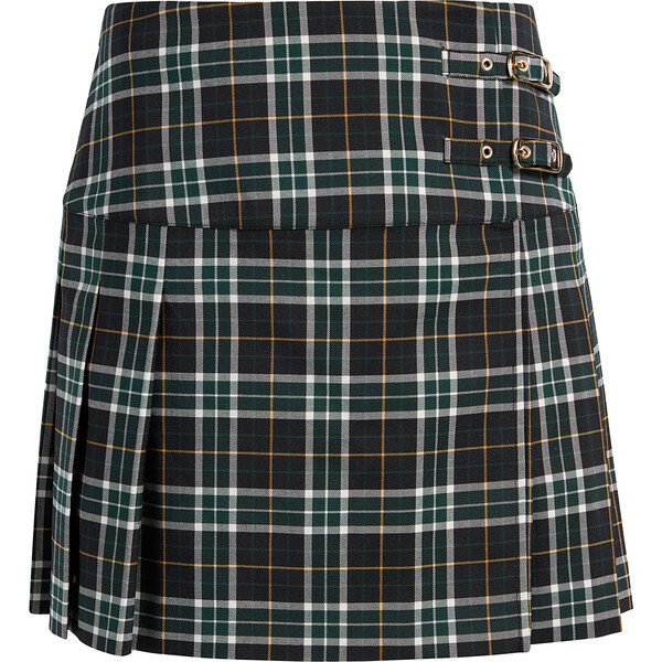 The Inola Skirt, Green Multi Wallace Plaid - Hill House Home Bottoms | Maisonette