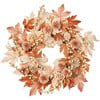 Autumn Brown Maple Leaf & Berry Fall Front Door Wreath - Wreaths - 1 - thumbnail