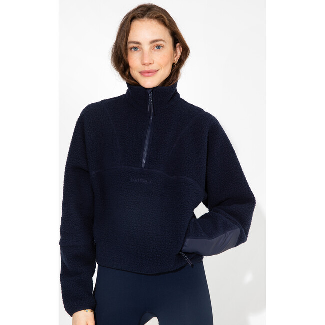 Women's Pieper Fleece Jacket, Navy - Jackets - 3