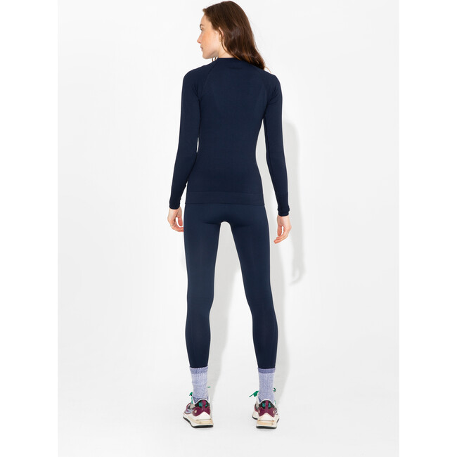 Women's Johnson Seamless Top, Navy - T-Shirts - 7