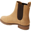 Women's Latham Suede Chelsea Bootie, Sand - Booties - 2