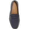 Girls Hope Leather Loafer, Midnight - Loafers - 4