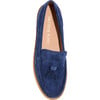 Women's Hunley Suede Tassel Loafer, Midnight - Loafers - 4