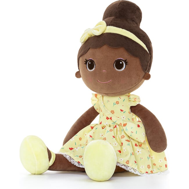 Zara Doll Floral, Yellow - Soft Dolls - 2