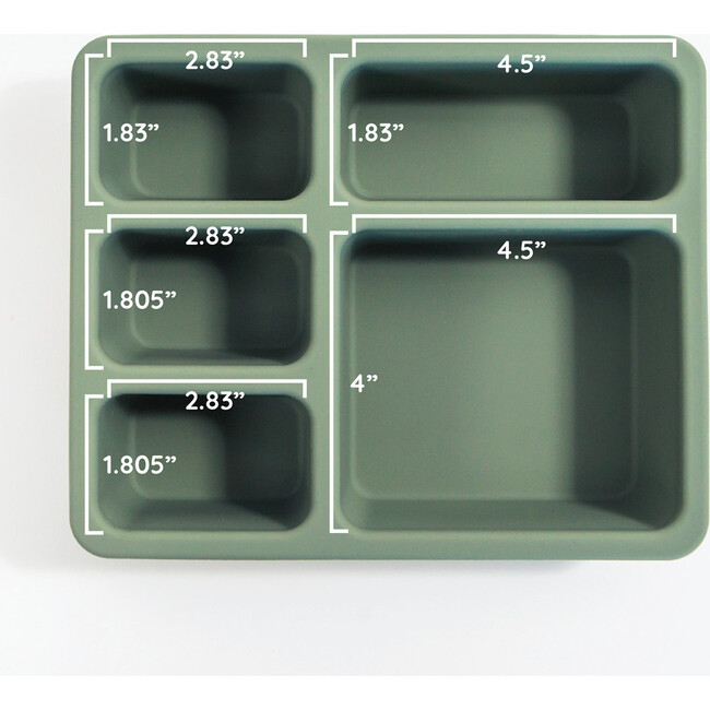 Silicone Mealtime Bundle, Camper Sage Green - Tabletop - 2