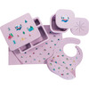 Silicone Mealtime Bundle, Camper Violet - Tabletop - 1 - thumbnail