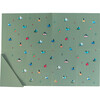 Silicone Bib and Foldable Placemat Set, Camper Sage Green - Bibs - 2