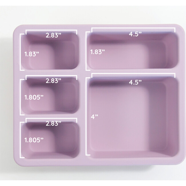 Silicone Bento Box Bundle, Camper Violet - Food Storage - 3