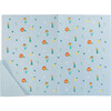 Silicone Bib Foldable Placemat Set Wildflower Chambray Blue - Other Accents - 3