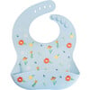 Silicone Mealtime Bundle, Wildflower Chambray Blue - Tabletop - 7