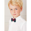 Tartan Bow Tie, Red - Hair Accessories - 2