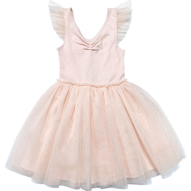 Pointelle Ballerina Dress, Blush