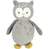 Owl Crochet Rattle, Multicolors - Rattles - 1 - thumbnail