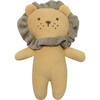 Leo Lion Terry Cloth Rattle Toy, Multicolors - Rattles - 1 - thumbnail
