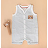 Mini Crochet Tommy Tiger Tank Romper, Multicolors - Rompers - 2